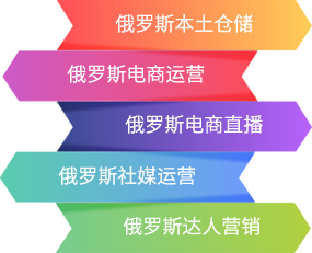 俄罗斯本土仓储、电商运营、电商直播、社媒运营与达人营销